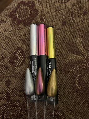 Metallic Liquid Eye Liner Trio - Silver, Pink & Gold